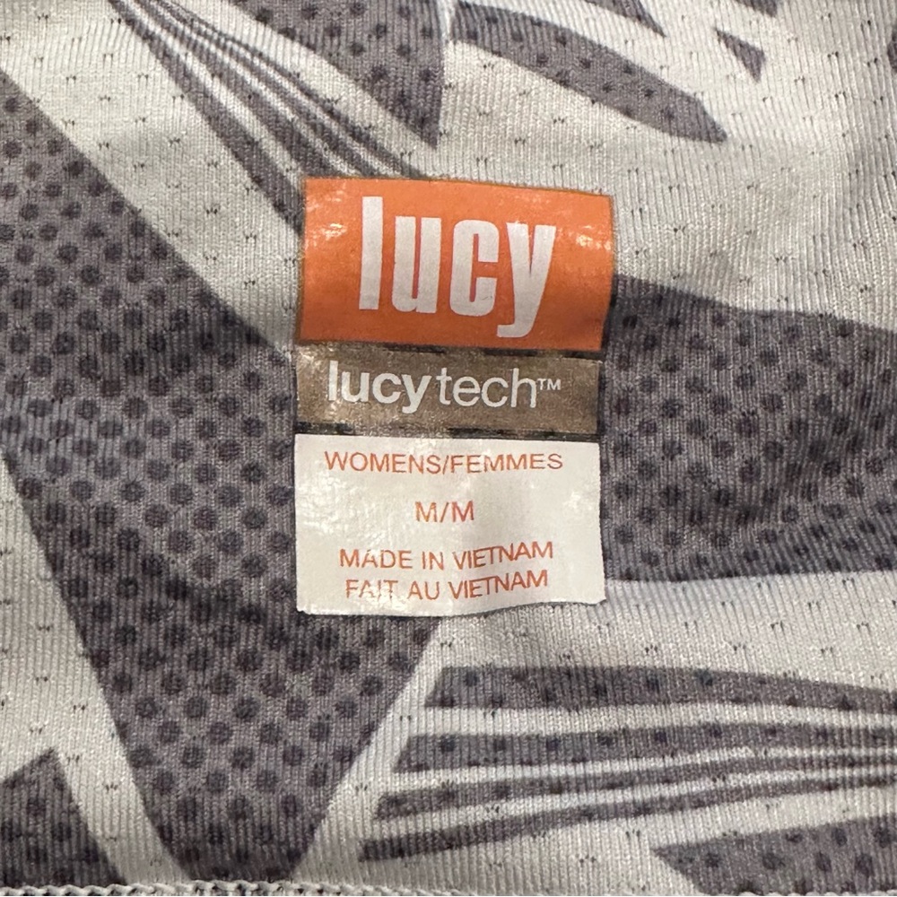 Lucy Tech Black and Grey Activewear Leggings Women’s Medium - Picture 5 of 7